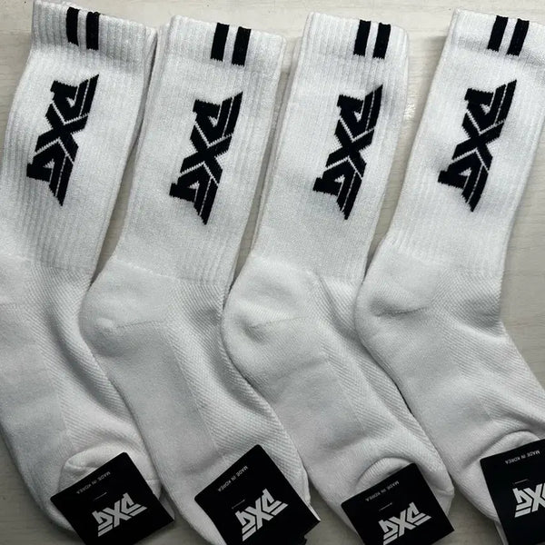 [BUNJANG] PXG Thick Golf Socks Mid-Length 4 Pairs / 두툼한 PXG 골프 양말 중장목 4켤레