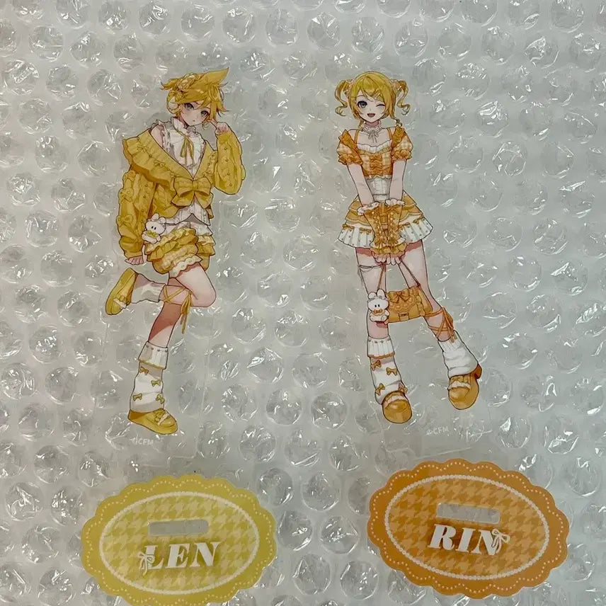 [BUNJANG] Piapro Rin & Len Acrylic Stand Bundle Set / 피아프로 린렌 아크릴 스탠드 일괄