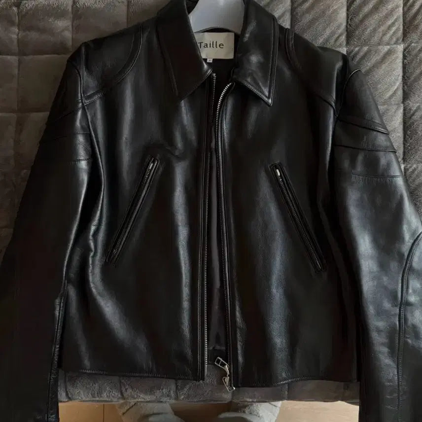 [BUNJANG] Tylo Leather Biker Jacket Black Size 2 / 타일레 레더 바이커 자켓 블랙 2사이즈