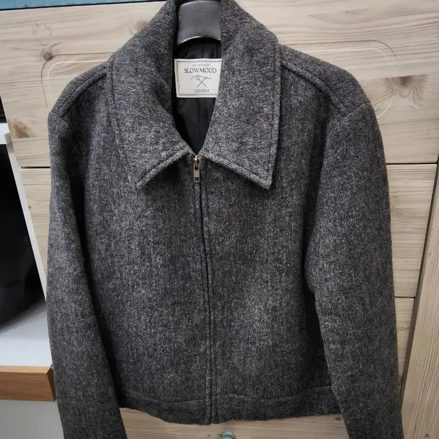 [BUNJANG] Slow Mode Women's Grey Jacket / 슬로우모드 여성 자켓 그레이