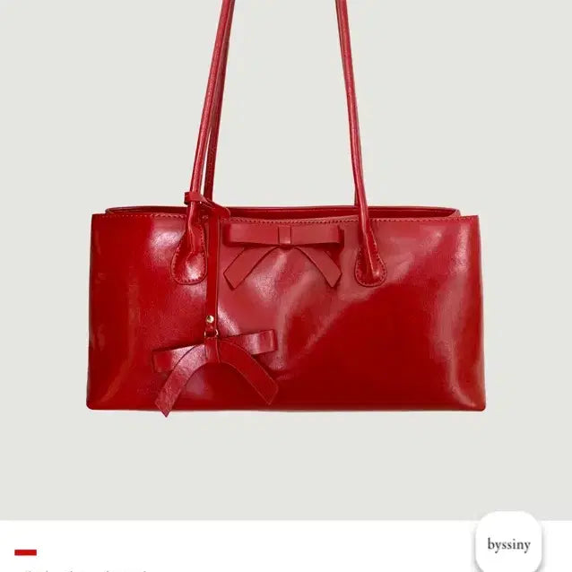[BUNJANG] Bicini Red Ribbon Bag / 바이씨니 레드리본백