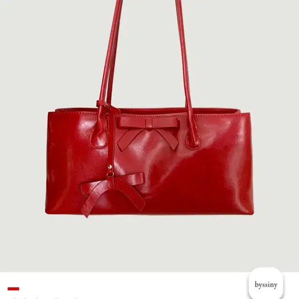 [BUNJANG] Bicini Red Ribbon Bag / 바이씨니 레드리본백