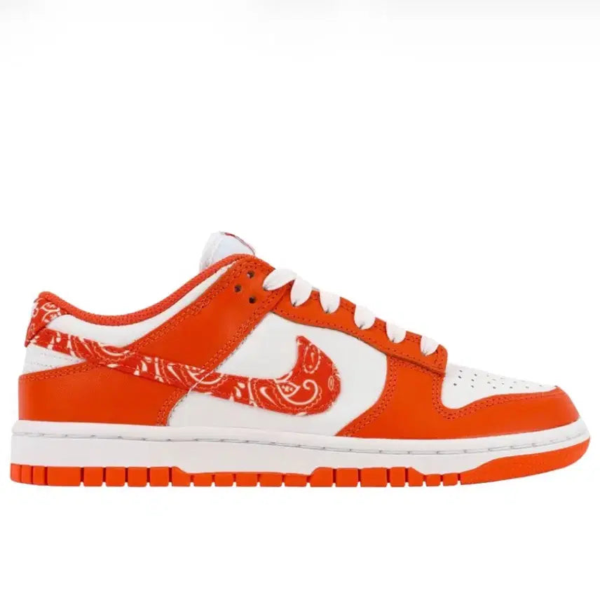 [BUNJANG] Nike Dunk Low Orange Paisley US 7 / 나이키 덩크 로우 오렌지 페이즐리 240사이즈