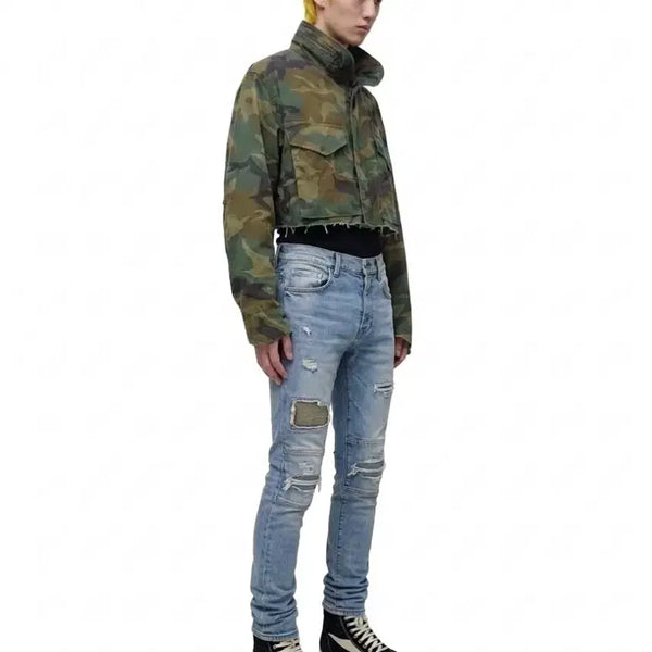 [BUNJANG] Standalone M65 Field Highneck Crop Jacket / 스탠드얼론  M65 필드 하이넥 크롭자켓