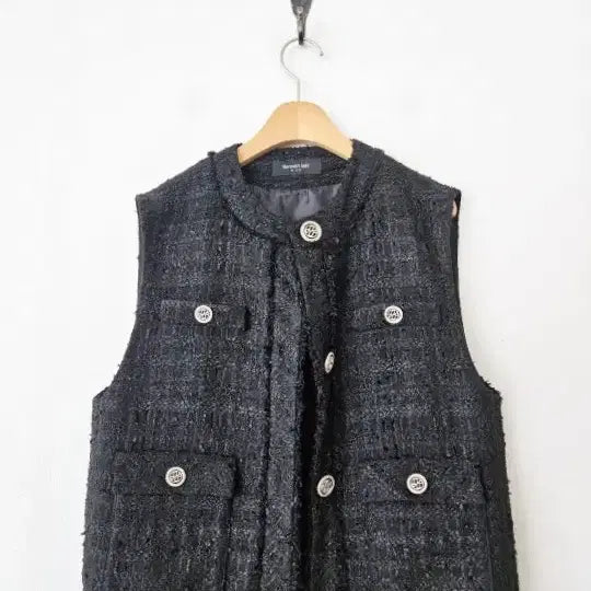 [BUNJANG] Kenneth Lady Tweed Vest / 케네스레이디 트위드 조끼