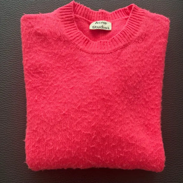 [BUNJANG] Acne Studios Peele Knit Pink L / acne studio 아크네 스튜디오 peele 니트 핑크 L