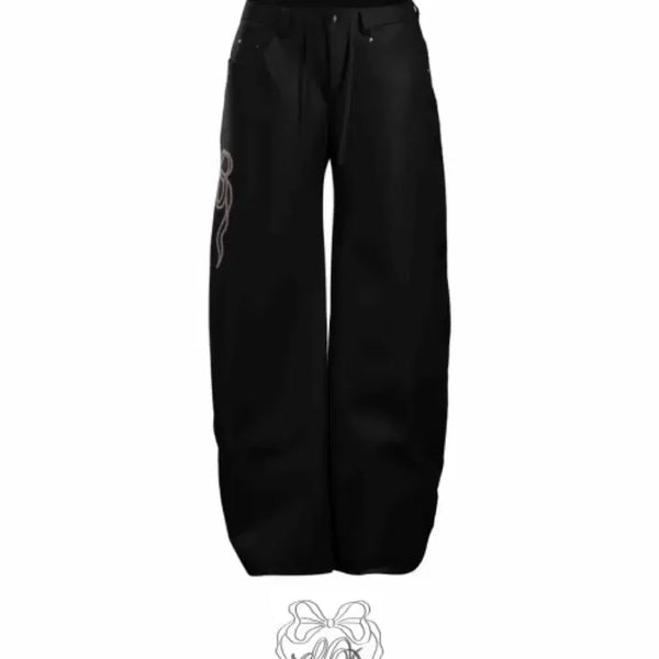 [BUNJANG] Cloud Emotion Letter Wide Cotton Pants / [단종상품] 클라우드이모션 와이드팬츠 letter wide cotton pt