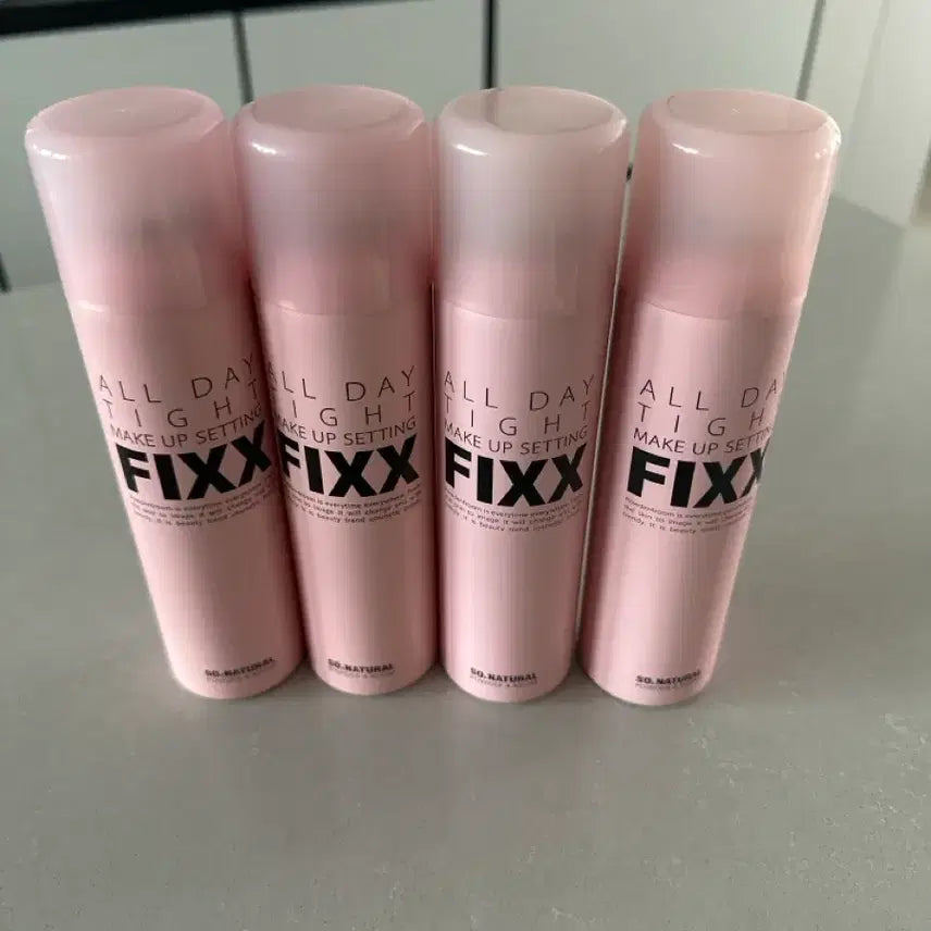 [BUNJANG] So Natural All Day Fixing Makeup Setting Fixer Set (4 x 120ml) / 쏘내추럴 올데이 픽싱 메이크업 세팅 픽서 120ml 4개