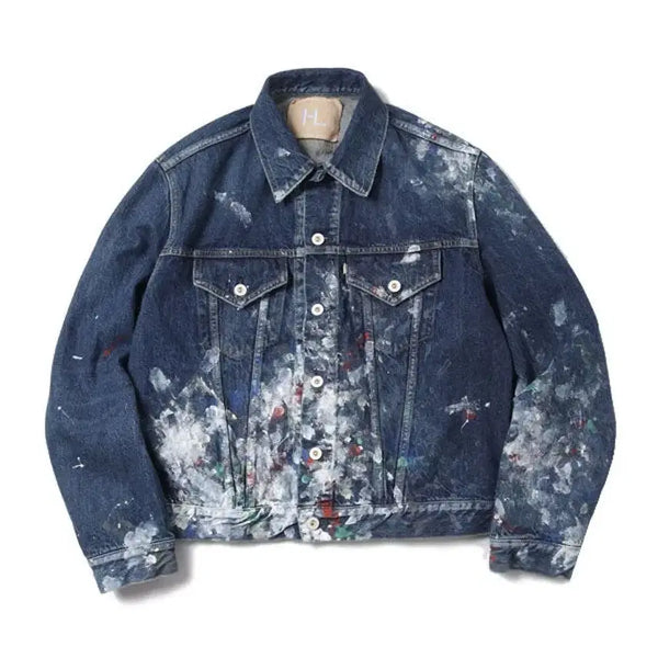 [BUNJANG] Herill Splash 3rd Generation Denim Jacket Size 2 / 헤릴 스플래쉬 3세대 데님 자켓 2사이즈