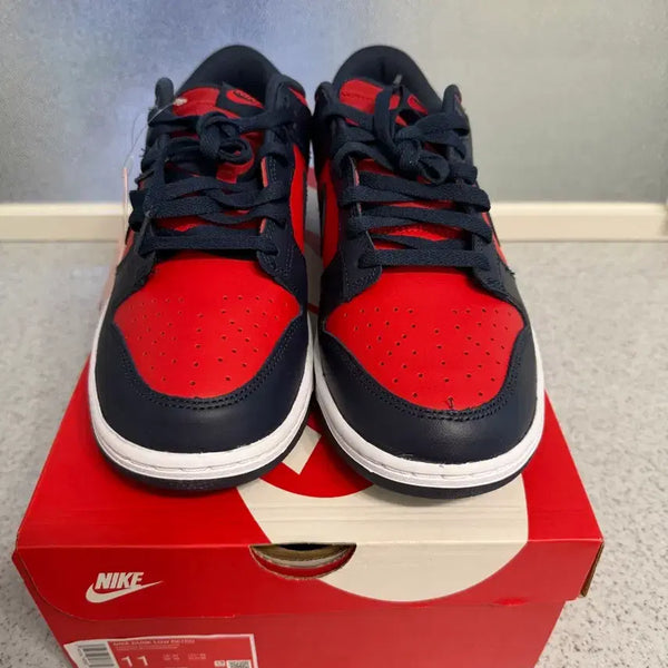 [BUNJANG] Nike Dunk Low Retro University Red Obsidian (Size 290) / [새제품](290) 나이키 덩크 로우 레트로 유니버시티 레드 옵시디언