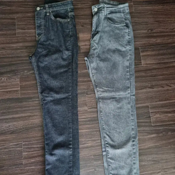 [BUNJANG] 2-Piece Denim Jeans Set (Black/Gray) / (초특가) 청바지 2종 세트(블랙/그레이)