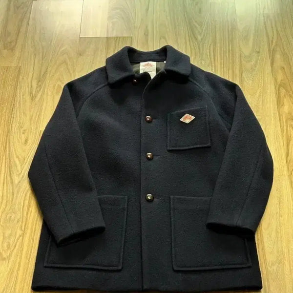 [BUNJANG] DANTON Wool Jacket Navy Size 40 / 단톤 울자켓 네이비 40사이드
