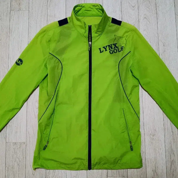 [BUNJANG] Lynx Golf Windbreaker Jacket Lime M (95/100) / (정품) LYNX GOLF 바람막이 자켓 라임 M 95/100