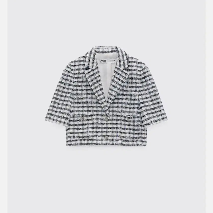 [BUNJANG] Zara Structured Cropped Blazer - Size S / 택 있는 새제품) 자라 스트럭처 크롭 블레이저_S