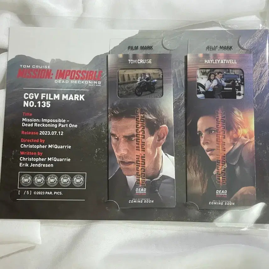 [BUNJANG] Mission Impossible Dead Reckoning Film Mark / (새상품 미개봉) 미션 임파서블 데드 레코닝 필름마크 135