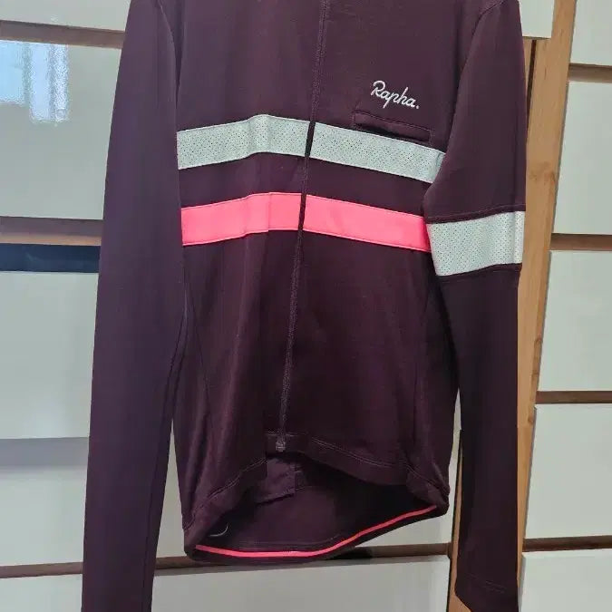 [BUNJANG] Rapha Long Sleeve Jersey Burgundy Small / 라파 긴팔 져지 버건디 스몰사이즈 팝니다