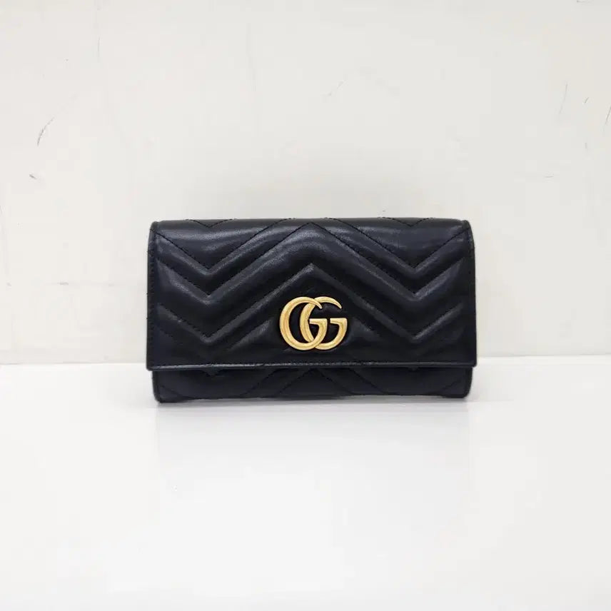 [BUNJANG] Gucci Matelassé Marmont Long Wallet / [온드중고명품] 구찌 마틀라세 마몽 장지갑