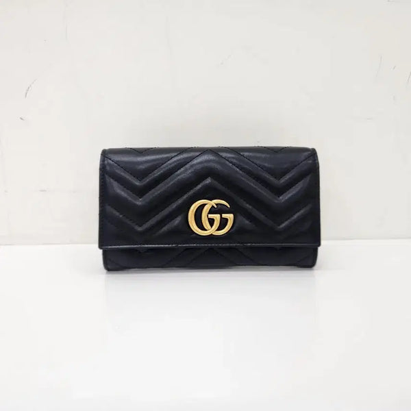 [BUNJANG] Gucci Matelassé Marmont Long Wallet / [온드중고명품] 구찌 마틀라세 마몽 장지갑
