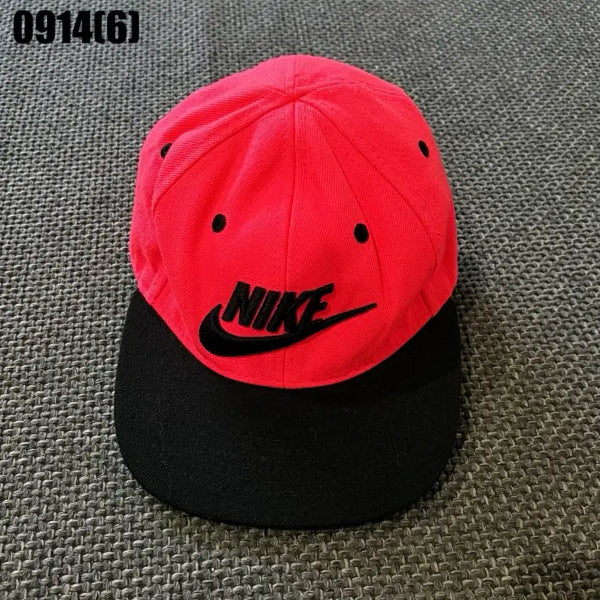 [BUNJANG] Nike Swoosh Logo Snapback Hat Pink/Black / 나이키 스우시로고 스냅백 핑크/블랙 0914