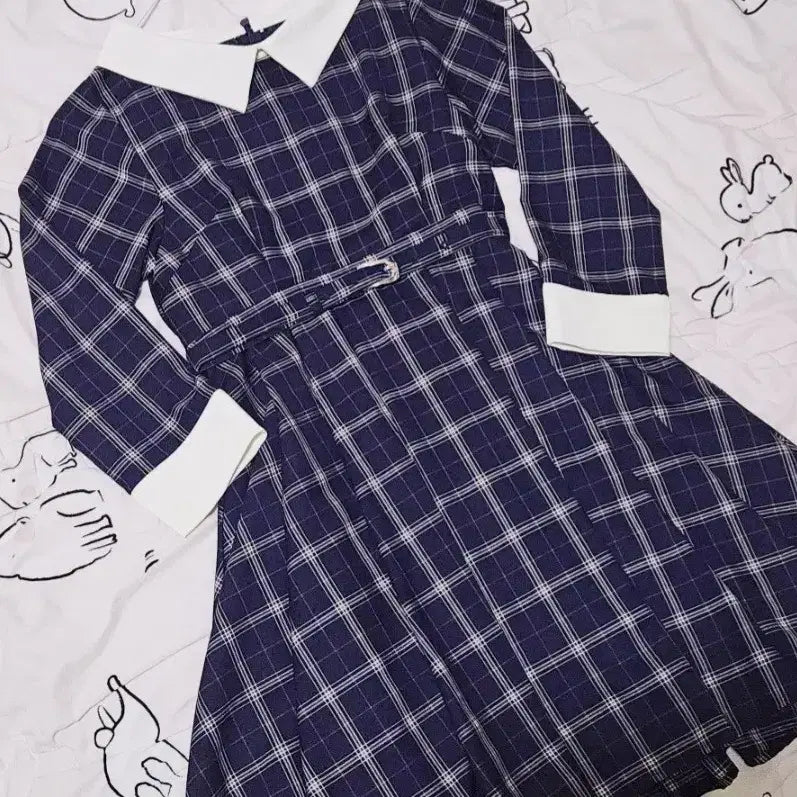 [BUNJANG] Evelyn Checkered Dress / evelyn 에블린 양산형 체크원피스