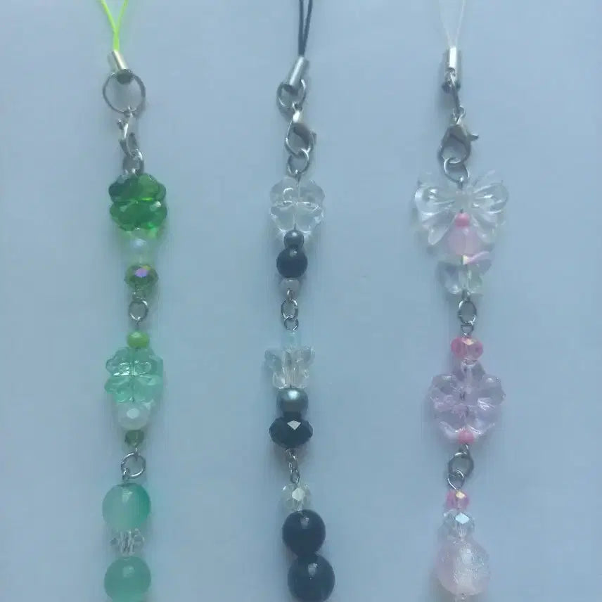 [BUNJANG] Beaded Keychain (3 Concepts) / 3가지 컨셉의 비즈 키링