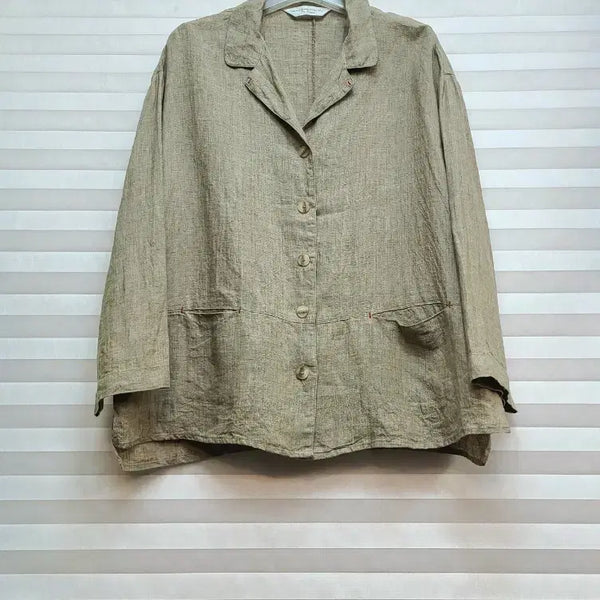 [BUNJANG] Linen Jacket / 간절기 린넨 자켓