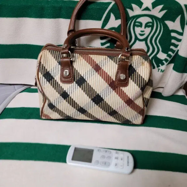[BUNJANG] Daks Check Tote Bag / 닥스 체크 토트백