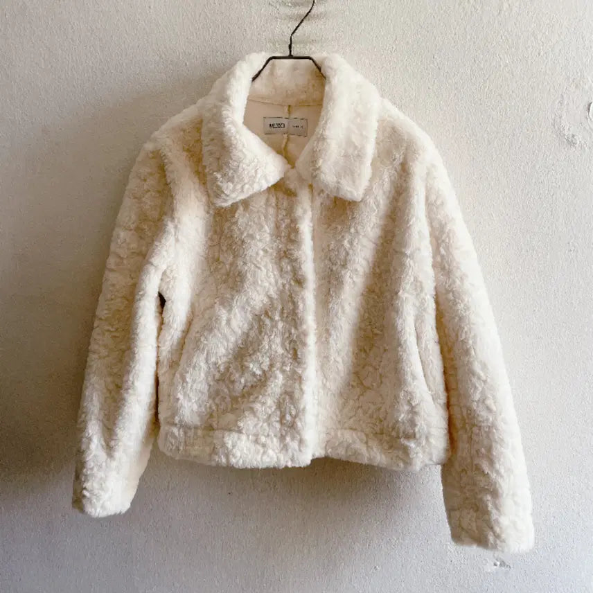 [BUNJANG] MIXXO Eco Fur Jacket / S) 미쏘 에코퍼 자켓