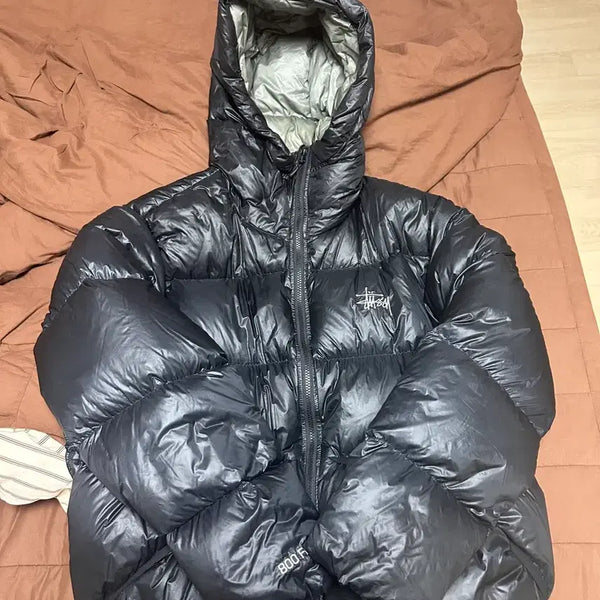 [BUNJANG] Stussy Micro Ripstop Puffer Jacket Black / 스투시 마이크로 립스탑 M