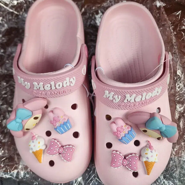 [BUNJANG] My Melody Pink Mules (240mm) / 마이멜로디 핑크 뮬