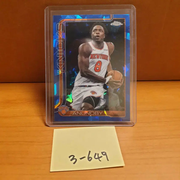[BUNJANG] Topps Chrome Sapphire Anunoby Basketball Card / 탑스 크롬 사파이어 아누노비 농구카드