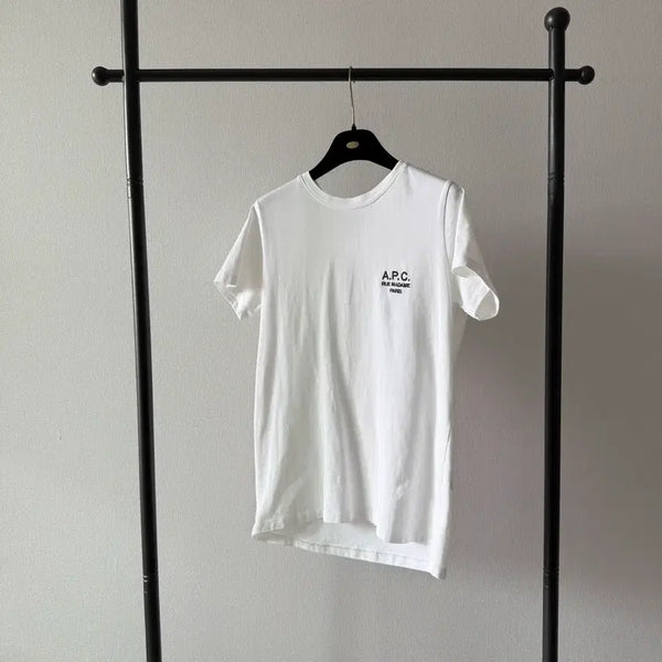 [BUNJANG] A.P.C. Short Sleeve T-Shirt White / 22년도 아페쎄 A.P.C. 반팔티 화이트