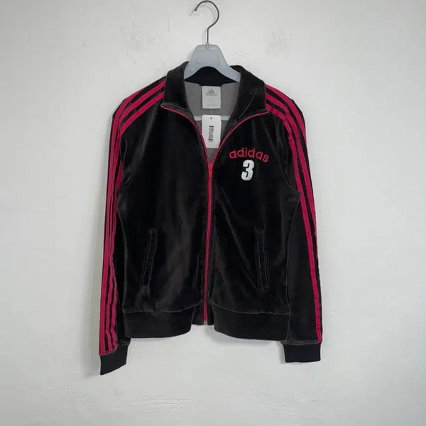 [BUNJANG] Adidas 00s Velour Track Jacket / 아디다스 00s 벨루어 져지