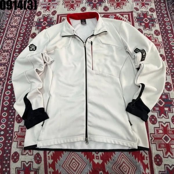 [BUNJANG] Descente Zip-Up Jacket White 105 / 데상트 집업 자켓 화이트 105 9/14