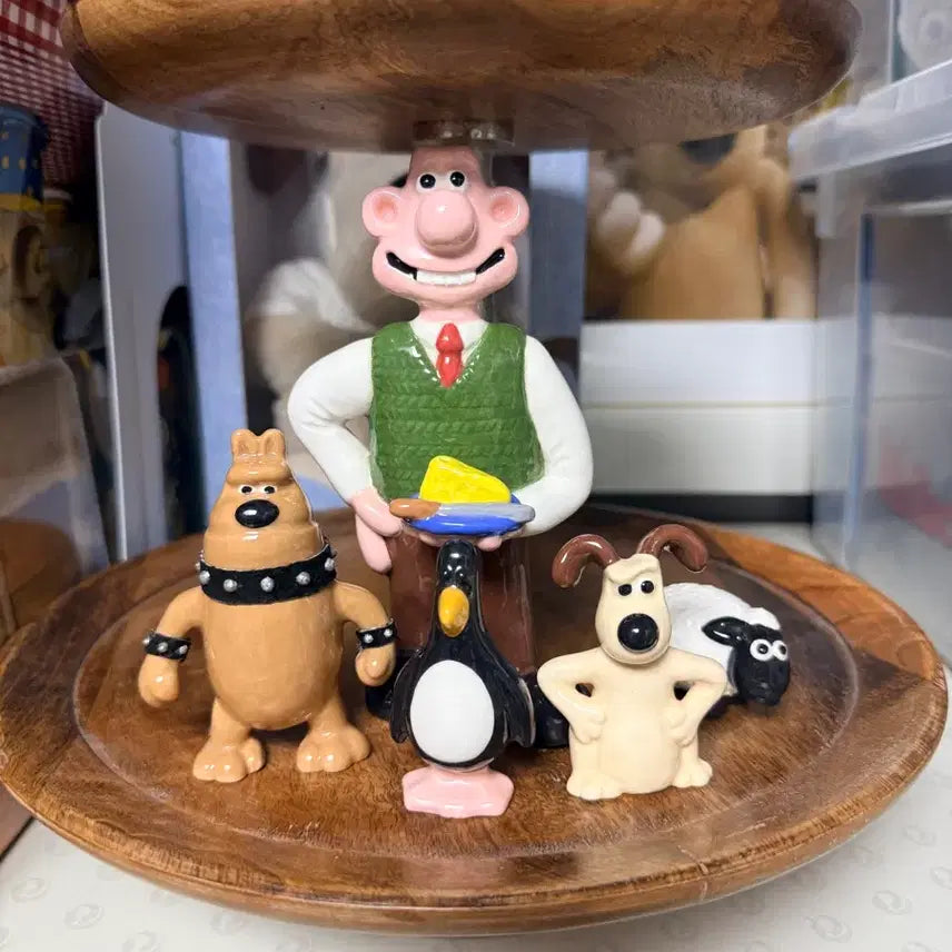[BUNJANG] Wallace & Gromit Ceramic Figure Set / 월레스와 그로밋 세라믹 피규어 입니다