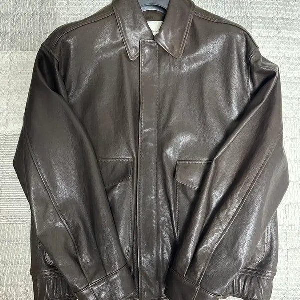[BUNJANG] The Row A-2 Leather Jacket / (2) 인더로우 A-2 레더 자켓
