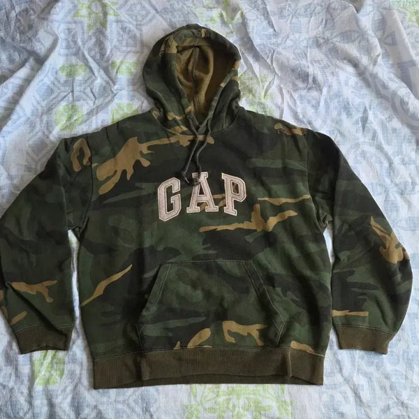 [BUNJANG] GAP Camouflage Hoodie L / GAP 카모 후드티 L