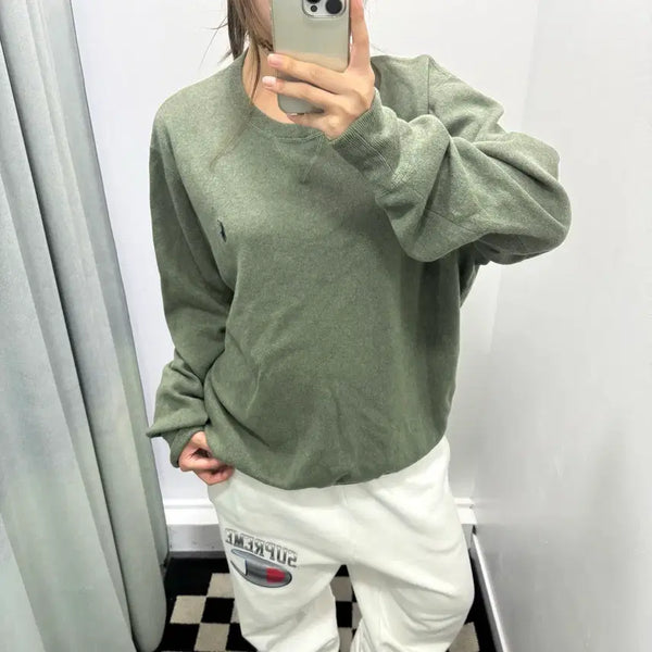 [BUNJANG] Polo Green Knit XL / 폴로 그린 니트