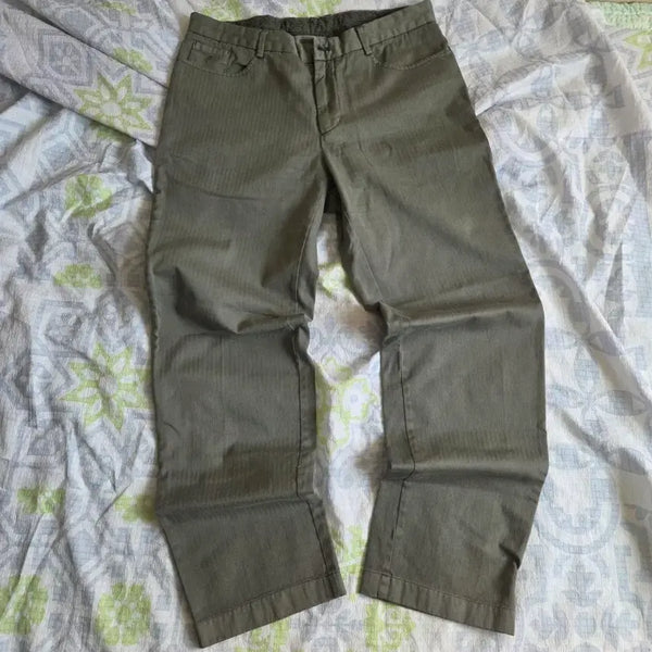 [BUNJANG] Rize & Below HBT Chino Olive 34 / 라이즈앤빌로우 HBT 치노 올리브 34