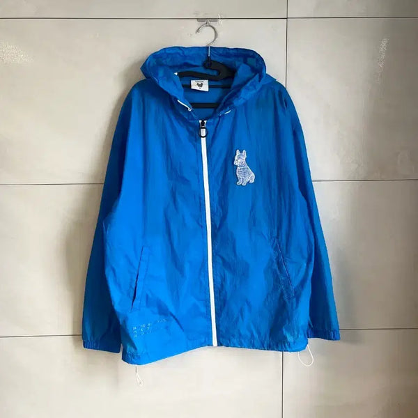 [BUNJANG] LifeWork Hooded Windbreaker Blue (M) / 라이프워크 후드 바람막이 블루 (M)