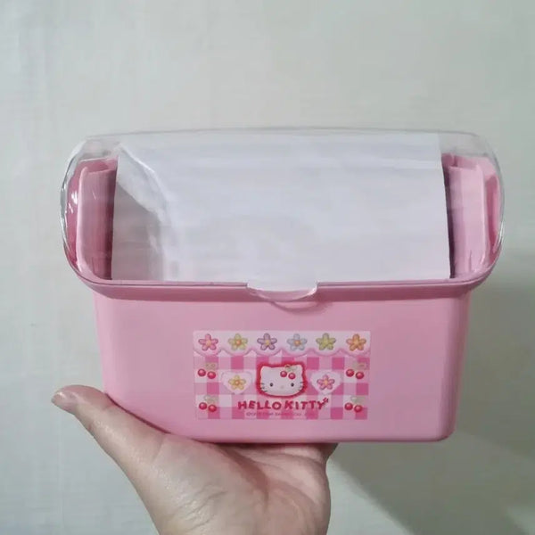 [BUNJANG] Classic Kitty Cherry Kitty Storage Box Case / 고전 키티 체리키티 보관함 케이스