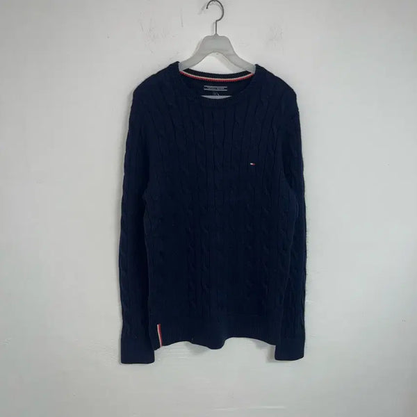 [BUNJANG] Tommy Hilfiger Cable Knit Sweater M / 타미힐피거 케이블니트
