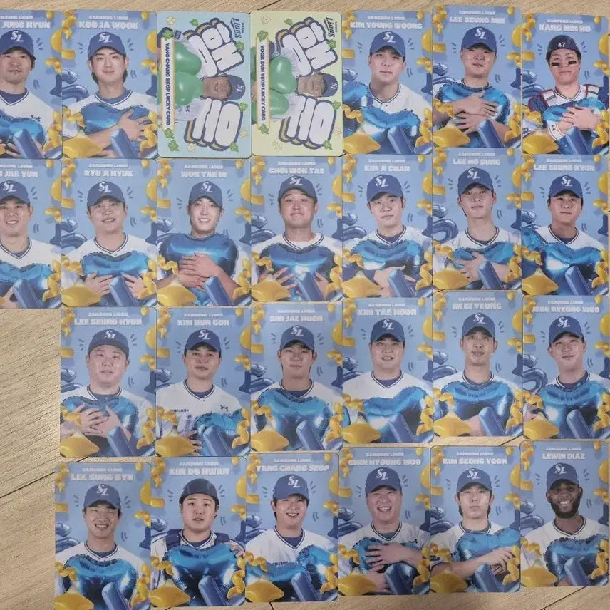 [BUNJANG] Samsung Lions September Photocard Bundle Set / 삼성라이온즈 9월 포카 일괄 정가이하 판매합니다