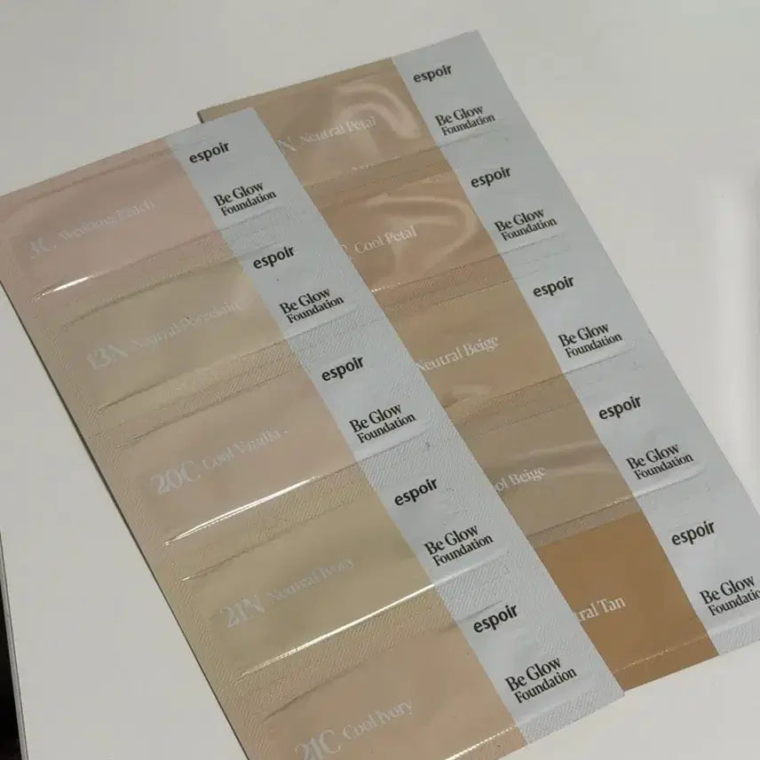[BUNJANG] Espoir Be Glow Foundation Sample / 에스쁘아 비글로우 파운데이션 샘플