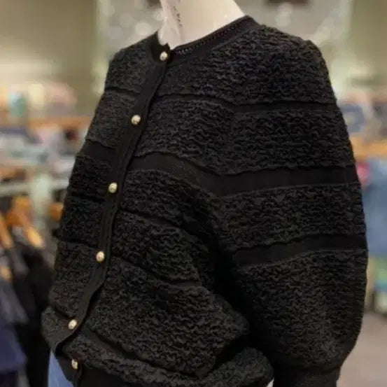 [BUNJANG] Ozcece Crinkle Knit Cardigan / 오즈세컨 크링클 니트 가디건