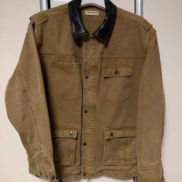 [BUNJANG] Milo Karma Mid Jacket Sand M / 밀로 빈티지 카르마 미드자켓 샌드 M