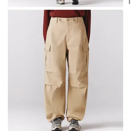 [BUNJANG] Giordano Olive Cargo Pants (Size S) / 지오다노 올리브 카고 팬츠 S
