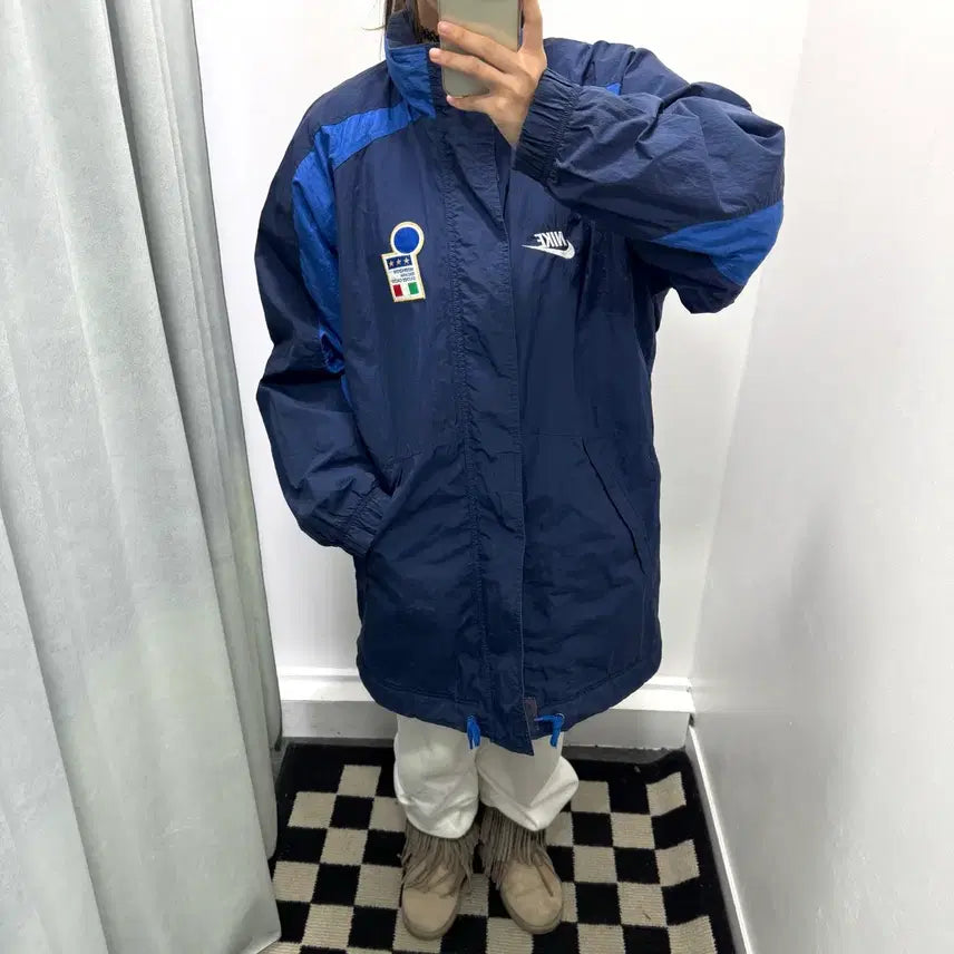 [BUNJANG] Nike 90s Italian Training Bench Parka / 나이키 90s 이탈리아 트레이닝 벤치 파카