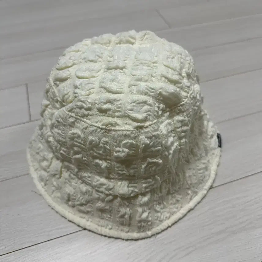 [BUNJANG] Ivory Shirring Bucket Hat / 버킷햇 아이보리 셔링 벙거지 모자
