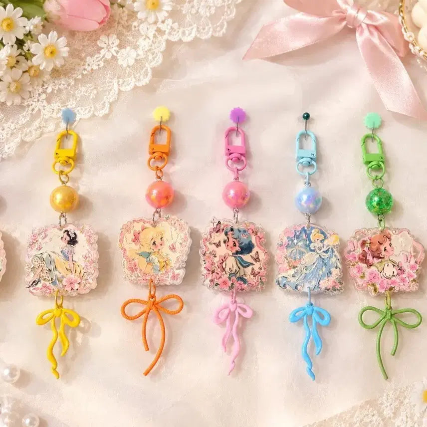 [BUNJANG] Princess Illustration Keychain / 프린세스 키링